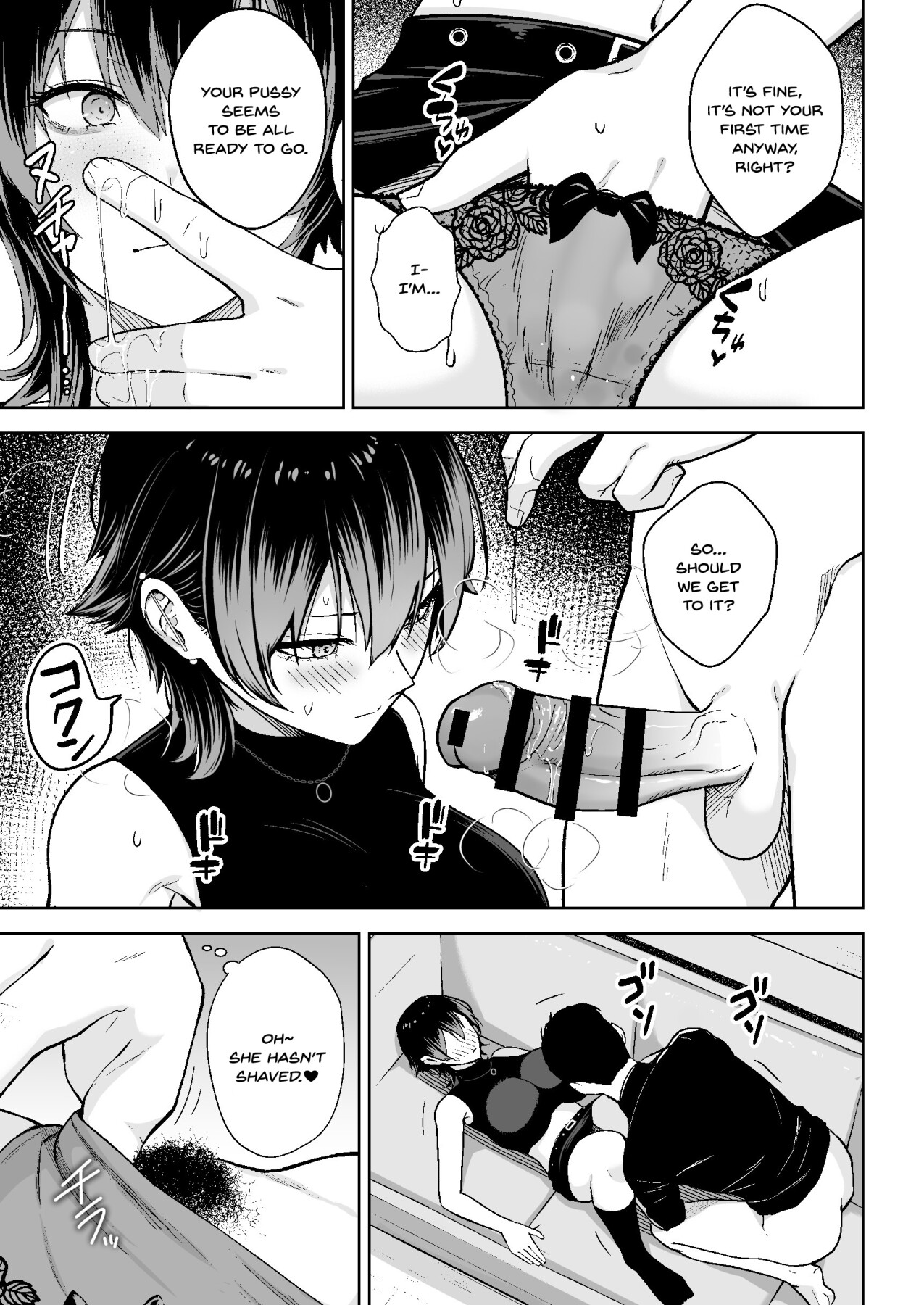 Hentai Manga Comic-The real thing is finally happening - a downer girl-Read-8